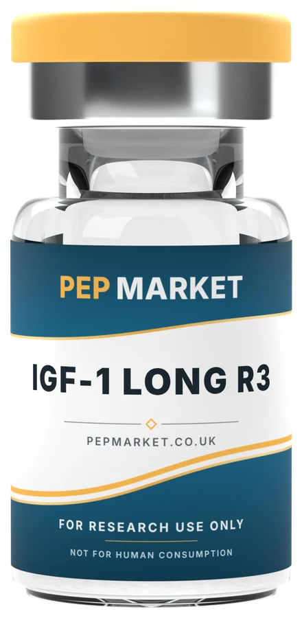 Illustrative IGF-1 Long R3 research vial
